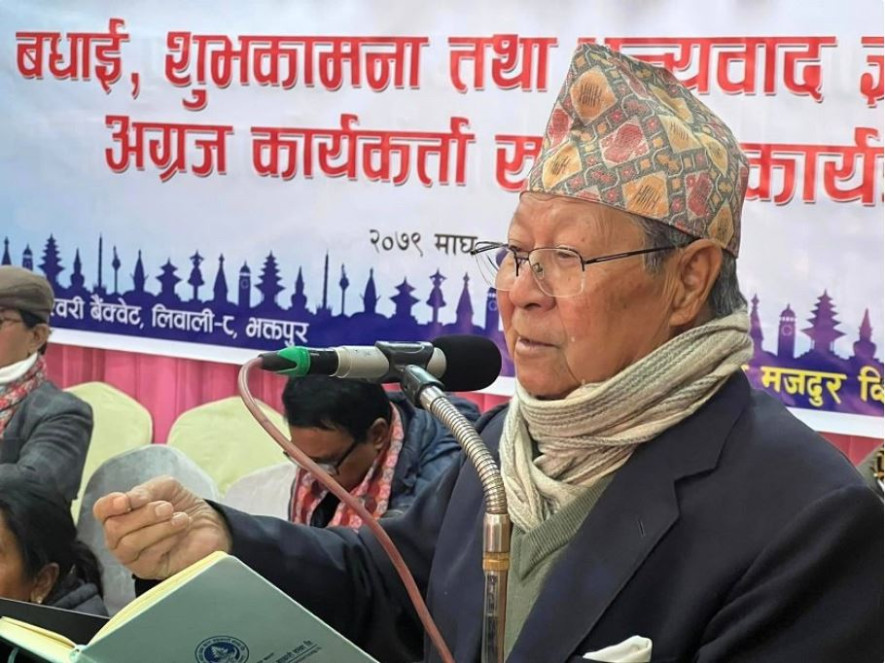 प्रमुख प्रतिपक्षी दलको दावी सुविधाको लागि नभएको नारायणमान विजुक्छेंको भनाई